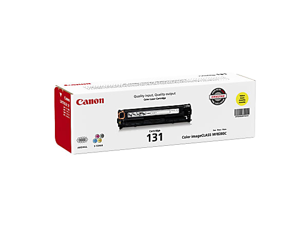 Canon® 131 Yellow Toner Cartridge, 6269B001AA