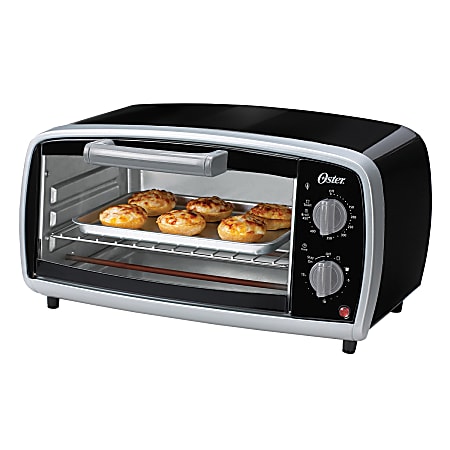Oster® Toaster Oven, Black/Silver