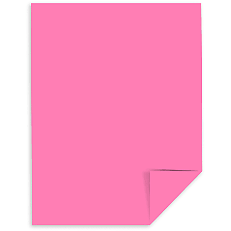 My Colors Canvas 80lb Cover Weight Cardstock 12x12 Pink Punch