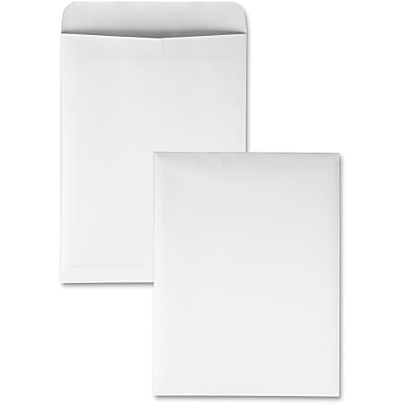 Quality Park® Redi-Seal® Catalog Envelopes, 9" x 12", Self-Sealing, White, Box Of 100