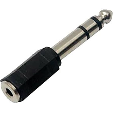 Professional Cable 3.5 Mini Stereo Jack (Headphone) to 1/4 Stereo Plug (Large Headphone) - 1 x 6.35mm Audio Male - 1 x Mini-phone Audio Female