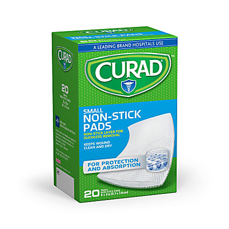 CURAD® Sterile Nonstick Pads, 2" x 3", Case Of 12