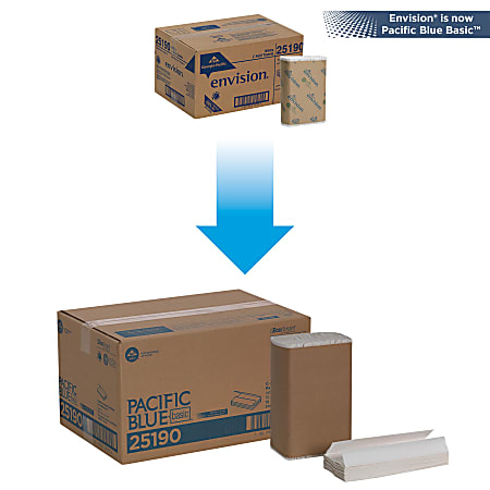 Pacific Blue Basic by GP PRO 1 Ply C Fold Paper Towels 10.1 X 12.7 ...