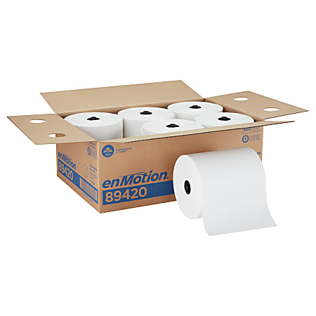 enMotion® by GP PRO 1-Ply Paper Towels, Pack Of 6 Rolls