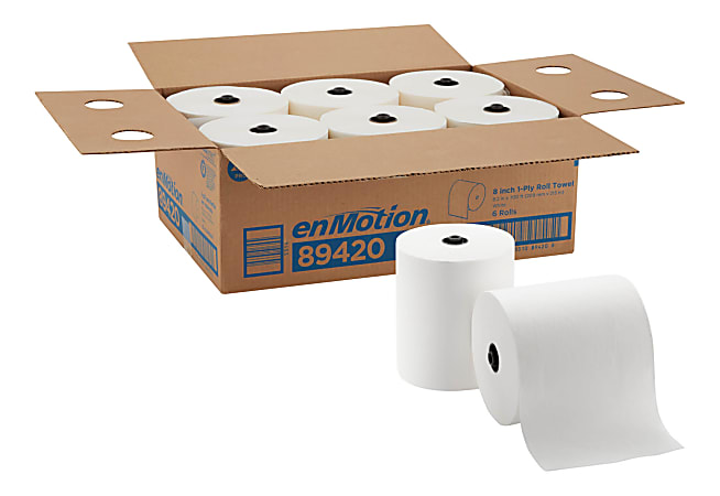 enMotion® by GP PRO 1-Ply Paper Towels, Pack Of 6 Rolls