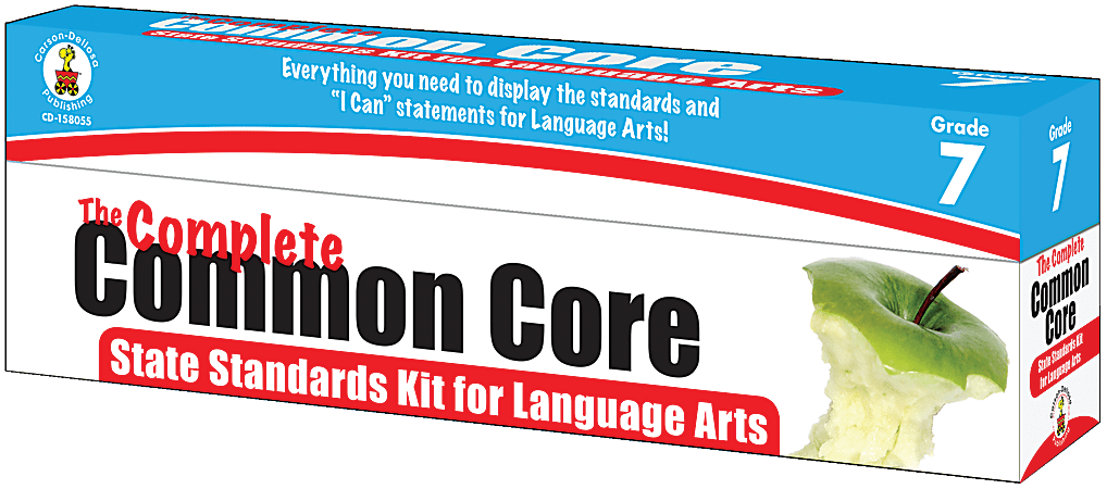 Carson-Dellosa Classroom Support Materials: The Complete Common Core State Standards Kit, Language Arts, Grade 7