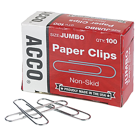 Office Depot Brand Paper Clips No. 1 Small Silver Pack Of 10 Boxes