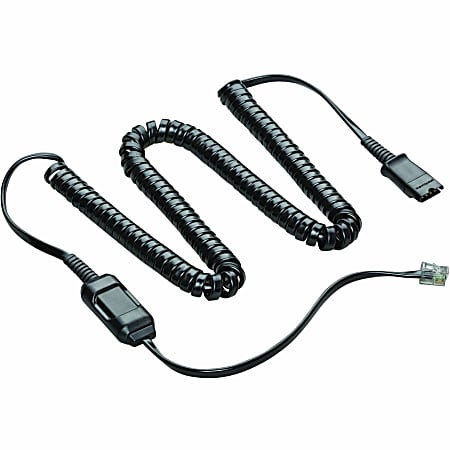Poly HIC-10 Cbl - Audio Cable for Headset, Audio Device - Black - 1