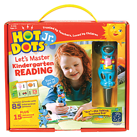Hot Dots Kindergarten Reading Set Interactive Education Printed Book Interactive Printed Book - Book