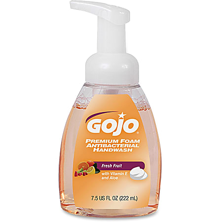 GOJO® Premium Foam Antibacterial Hand Wash Soap, Fresh