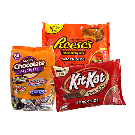 National Brand Hershey's /Mars Snack Size Chocolate Party Assortment, 69.3 Oz