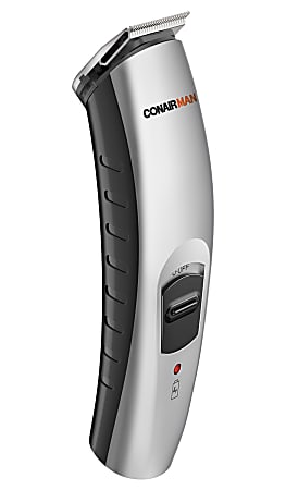 Conair ConairMan® 13-Piece All-In-One Hair, Nose And Ear Grooming System, 1', Silver/Black