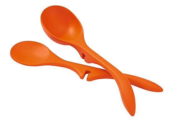 Rachael Ray Lazy Spoon And Ladle Set, Orange