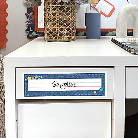 Carson Dellosa Education Name Plates 9.5 x 2.875 Crafty and Cool 36 Per ...