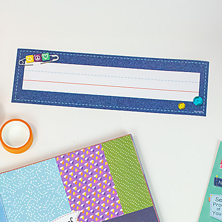Carson Dellosa Education Name Plates 9.5 x 2.875 Crafty and Cool 36 Per ...