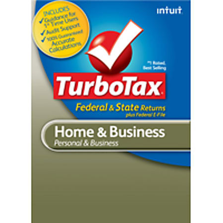 TurboTax Home & Business Fed + Efile + State 2012, Windows, Download Version