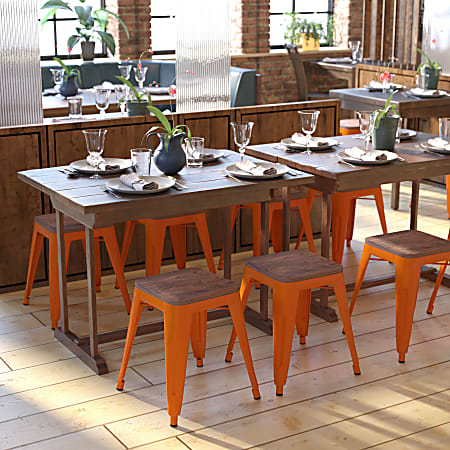 Chair height backless stools on sale