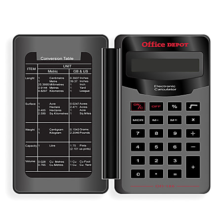 Office Depot® Brand 185 Folding Pocket Calculator