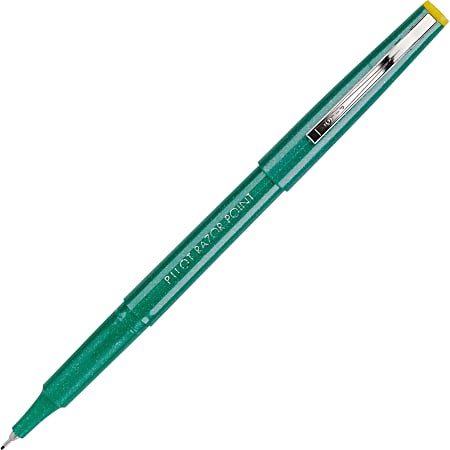 Razor Point Fine Line Porous Point Pen, Stick, Extra-Fine 0.3 mm, Black  Ink, Black Barrel, Dozen - BOSS Office and Computer Products