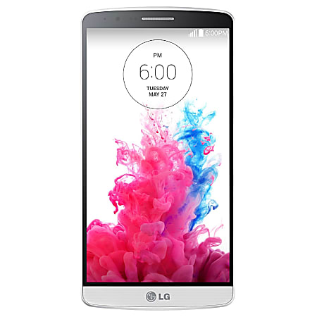 LG G3 Cell Phone, White, PLN100199