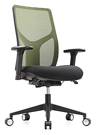 Green and black office chair clearance