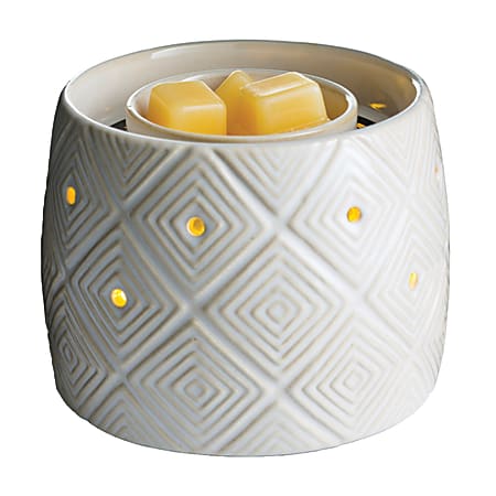 Candle Warmers Etc Fan Fragrance Warmer, 8-5/8" x 7-1/8", Geometric