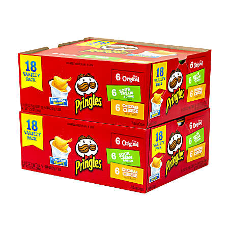 Pringles Variety Pack Box Of 36 - Office Depot