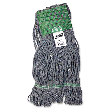 Genuine Joe 5" Headband Earth Mop Refill - Polyester Fiber