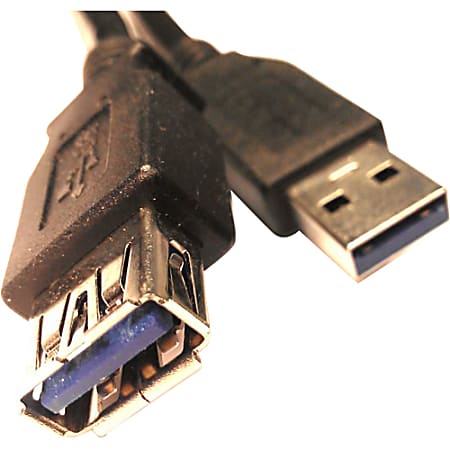Xavier Professional Cable USB 3.0 Extension Cable 10 Feet - 10 ft USB Data Transfer Cable - USB - Extension Cable - Black