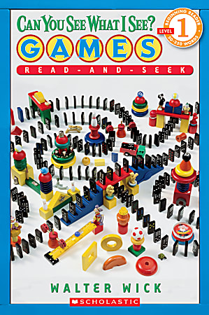 Scholastic Reader, Level 1, Can You See What I See? Games, 3rd Grade