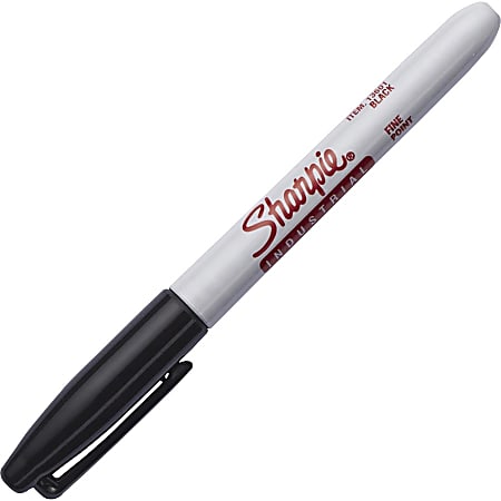 Sharpie® Fine-Point Markers - Black, Box of 12