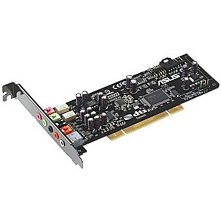 Asus Xonar DS 7.1 Channels Sound Card - 24 bit DAC Data Width - 7.1 Sound Channels - Internal - ASUS AV200 - PCI - 107 dB, 100 dB - 4 x Number of Audio Line Out - Auxiliary Audio In - S/PDIF Out