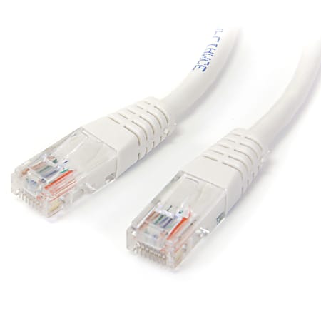 StarTech.com Cat5e Molded UTP Patch Cable, 15&#x27;, White