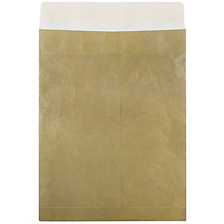 3 1/2 x 6 1/2 White 50/Pack JAM PAPER #7 Coin Tyvek Tear-Proof Open End Envelopes 