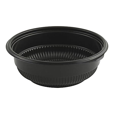 Anchor Packaging MicroRaves® Incredi-Bowl® Bases, 0.38 Qt, Black,