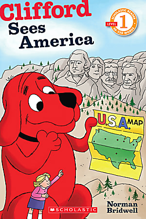 Scholastic Reader, Level 1, Clifford Sees America, 1st Grade