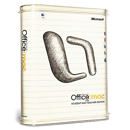 Microsoft® Office 2004, For Mac, Student And Teacher Edition, Traditional Disc