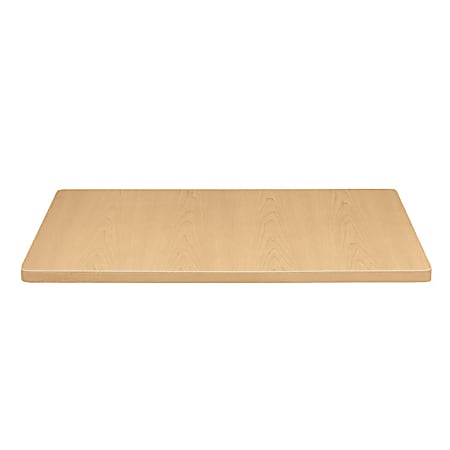 HON® Square Laminate Hospitality Table Top, 42"W x 42"D, Natural Maple
