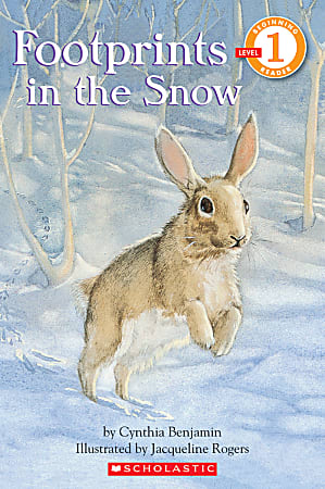 Scholastic Reader, Level 1, Footprints In The Snow, 3rd Grade