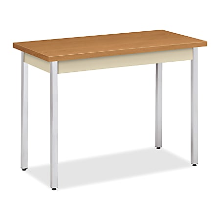 HON® Utility Table, 40" x 20" x 29", Harvest/Putty