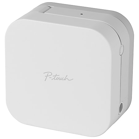 Brother P touch PTP300BT CUBE Smartphone Label Maker White