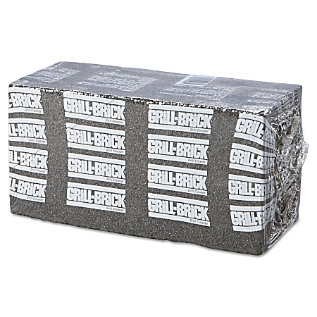 Boardwalk® Grill Bricks, 8" x 4", Black, Pack Of 12