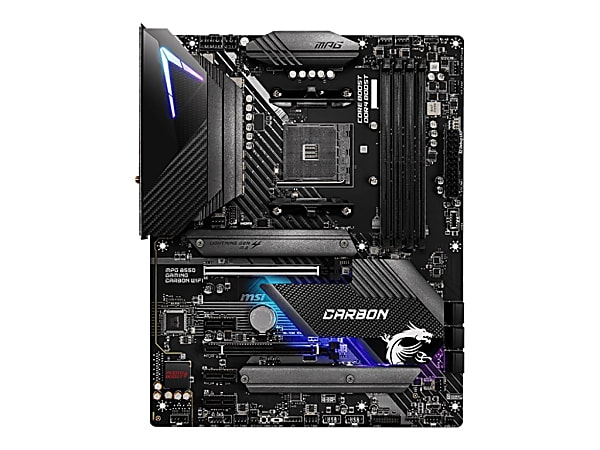 MSI MPG B550 GAMING CARBON WIFI - Motherboard - ATX - Socket AM4 - AMD B550 Chipset - USB-C Gen2, US - B550GCARBWIFI