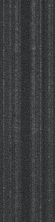 Foss Floors Peel & Stick Couture Carpet Planks, 9" x 36", Shadow, Set Of 16 Planks