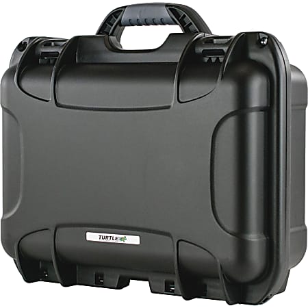 Turtle TeraTurtle 10 LTO Tape Case - Internal Dimensions: 9.40" Width x 5.50" Depth x 7.40" Height - External Dimensions: 12.5" Width x 6" Depth x 10.1" Height - 10 x Tape Cartridge Case - Padlock Closure - Stainless