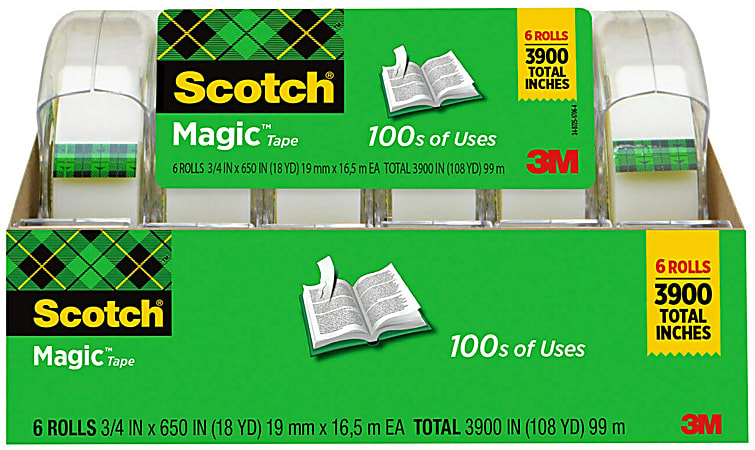 Scotch Wall-Safe Tape, 1 Rolls Sticks Securely, Removes Cleanly, Invisible,  Desi