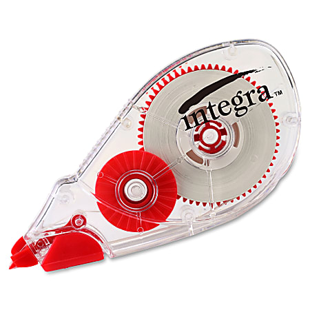 Integra Dispensing Correction Tape - Holds Total 1 Tape(s) - White - 6 / Pack Integra Dispensing Correction Tape - Holds Total 1 Tape(s) - White - 6 / Pack