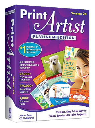 Print Artist® Platinum 24, Traditional Disc