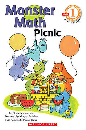 Scholastic Reader, Level 1, Monster Math Picnic, 3rd Grade