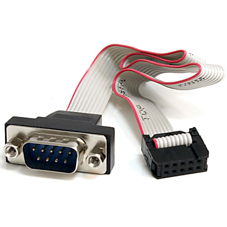 StarTech.com 16in 9 Pin Serial Male to 10